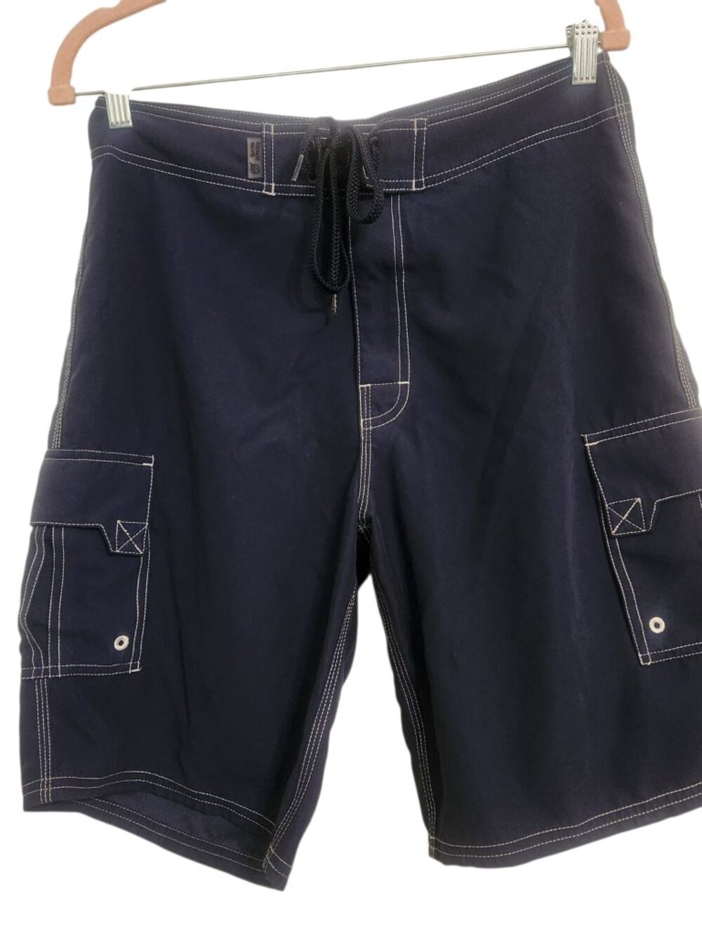 Beach Rays Men's Navy Blue Cargo Shorts Size 30